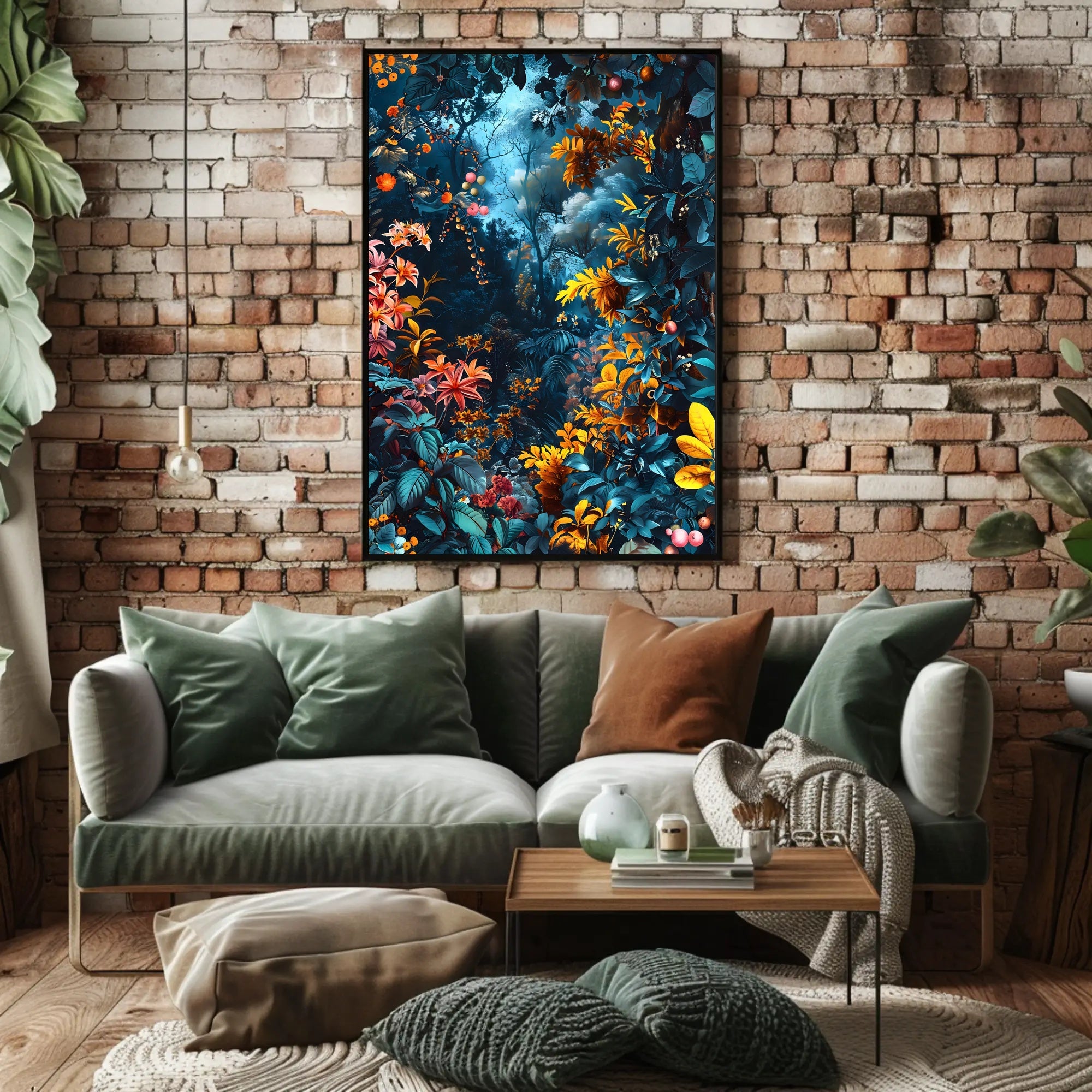 Enchanted Forest Wall Art Print for Decor