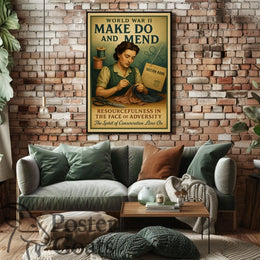 World War II Conservation Propaganda Poster