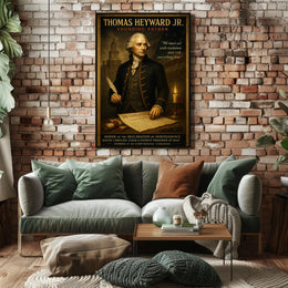 Thomas Heyward Jr. Vintage Historical Poster PosterGoat