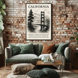 California The Golden State Poster