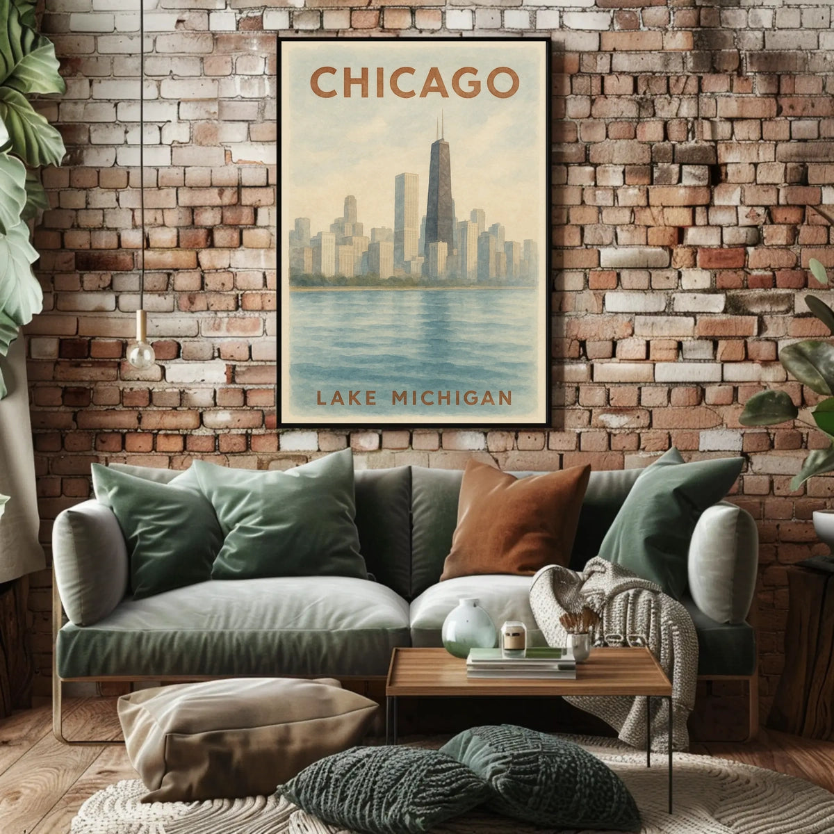Chicago Skyline Poster