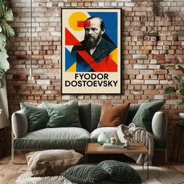 Fyodor Dostoevsky Literary Tribute Art Poster
