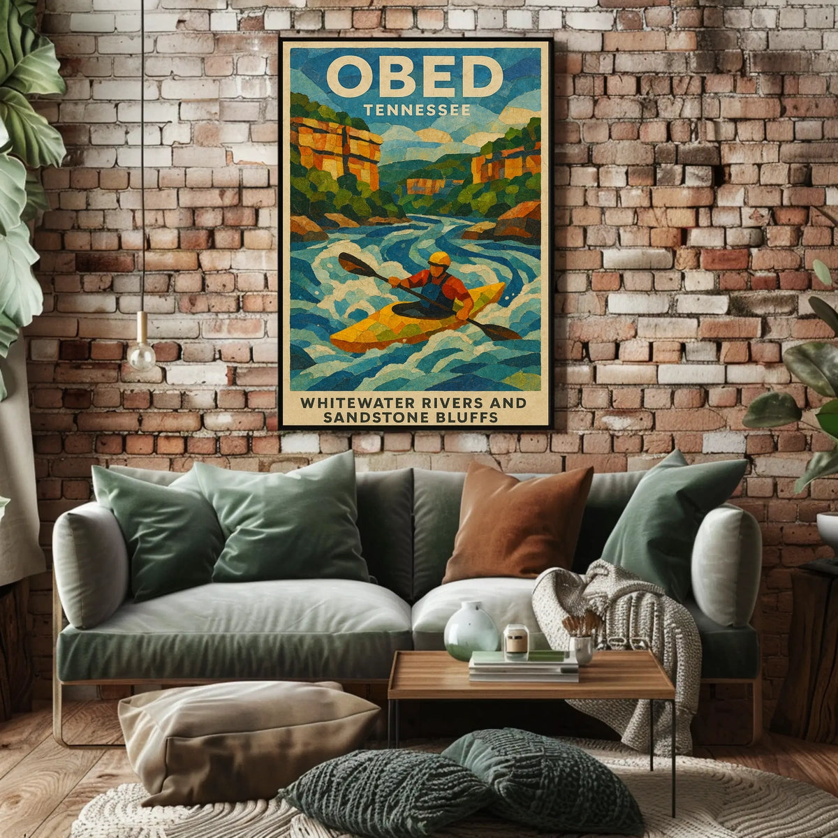 Obed, Tennessee Whitewater Adventure Poster