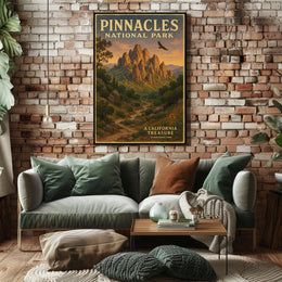 Pinnacles National Park Wall Art Print