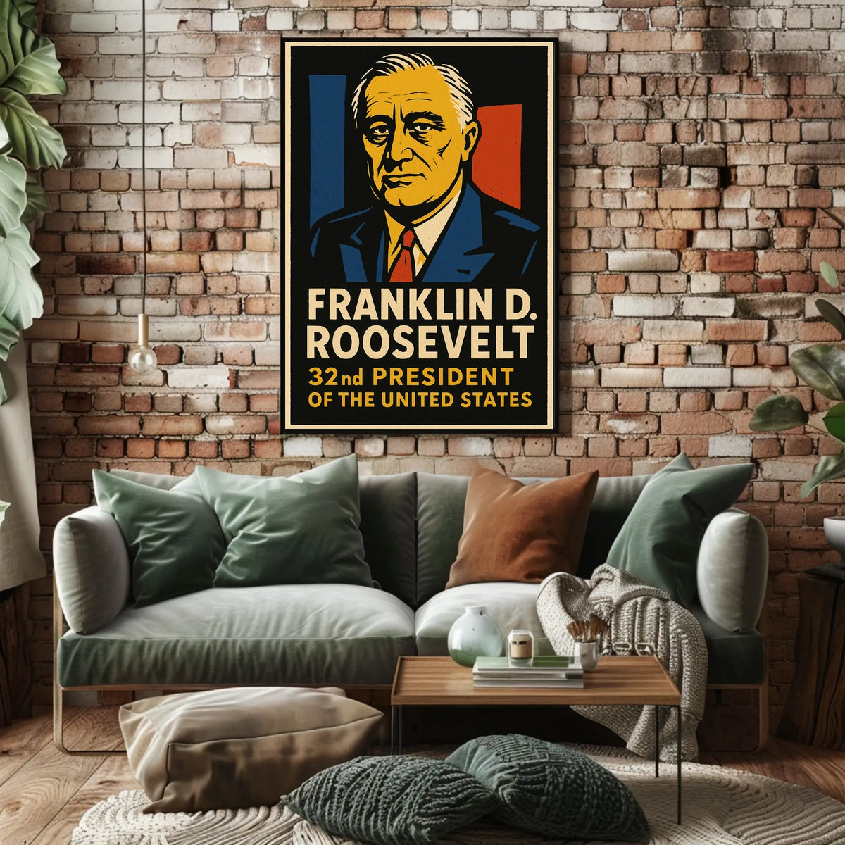 Franklin D. Roosevelt 32Nd President Poster