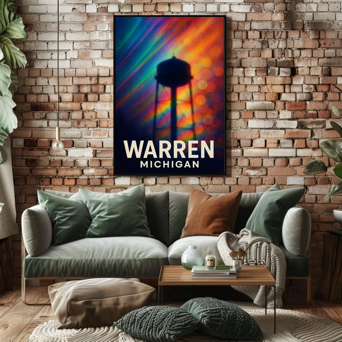 Warren, Michigan A Colorful Tribute Poster