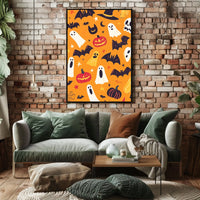Halloween Theme Whimsical Festive Spooky Poster