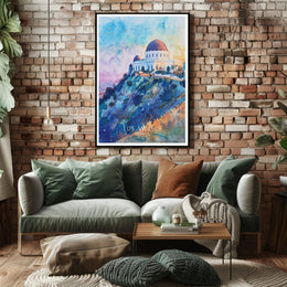 Griffith Observatory in Los Angeles Poster PosterGoat
