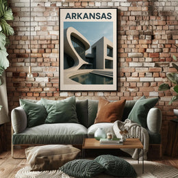 Modern Architecture In Arkansas Modern Poster