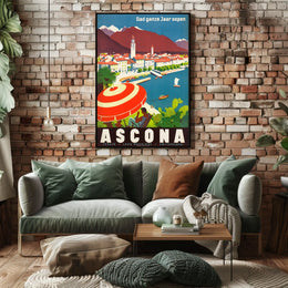 Ascona Travel Poster