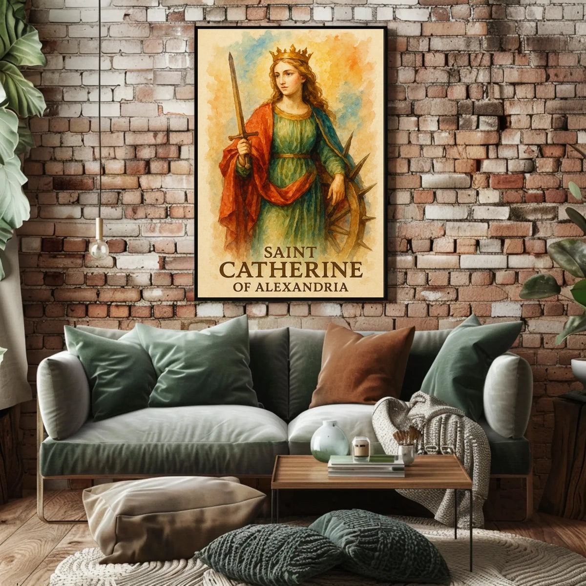 Saint Catherine of Alexandria Poster