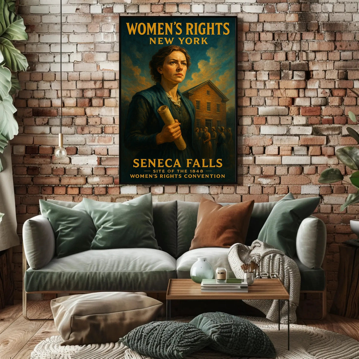 Seneca Falls WomenS Rights Convention Poster