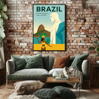 Christ the Redeemer Over Rio Poster