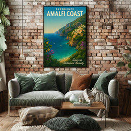 Experience the Amalfi Coast Poster PosterGoat