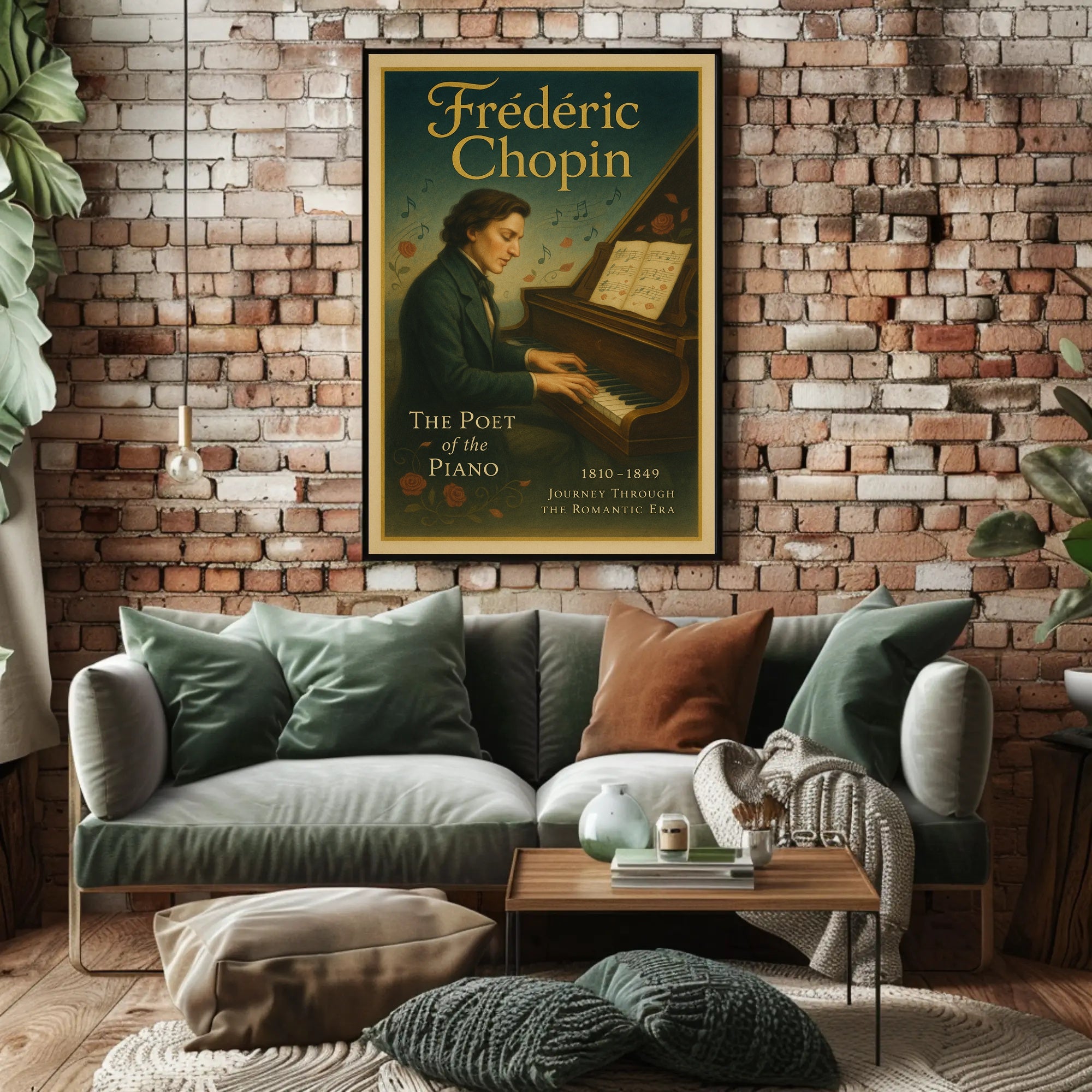Frédéric Chopin The Poet of the Piano Poster PosterGoat
