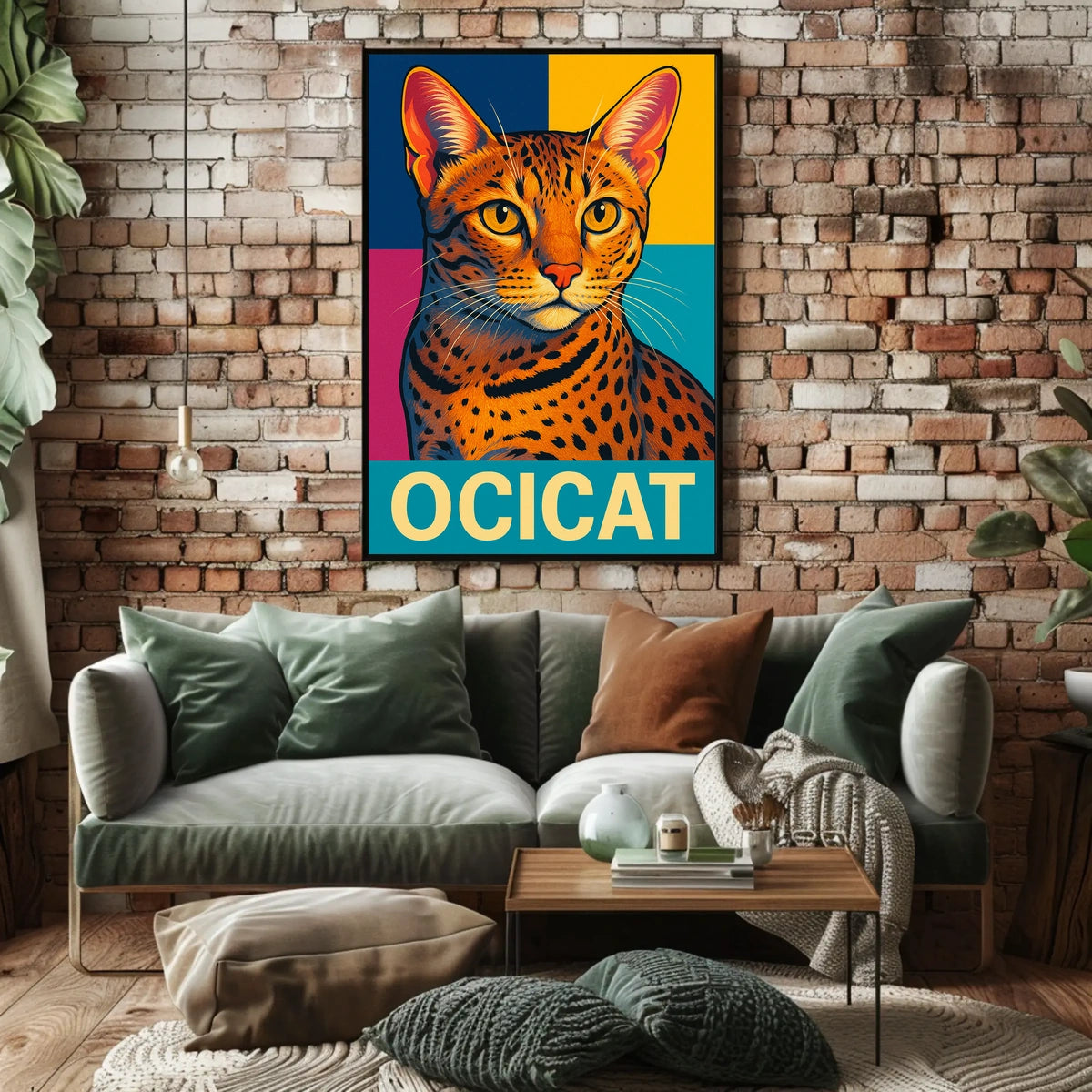 Ocicat Portrait Poster