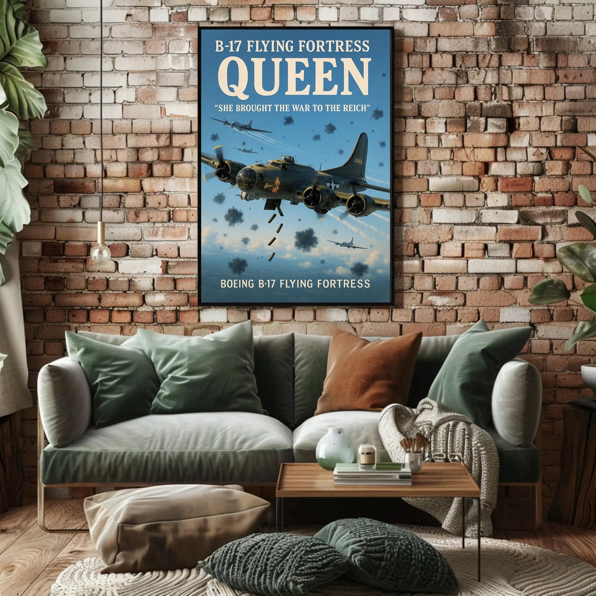 B-17 Flying Fortress Queen Poster