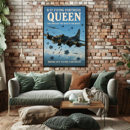 B-17 Flying Fortress Queen Poster