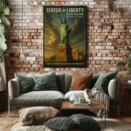 Statue Of Liberty Icon Of Freedom Poster