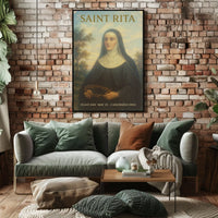 Saint Rita Feast Day Poster