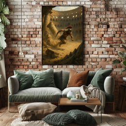 Gladiator in the Arena Poster