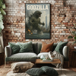 Godzilla Strikes the City Poster