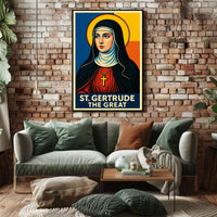 St. Gertrude the Great Poster