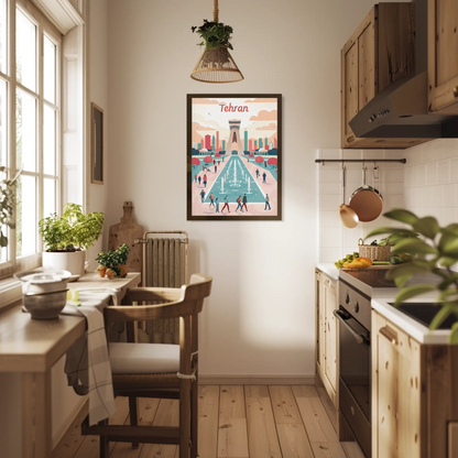 Tehran's Urban Vibes Poster