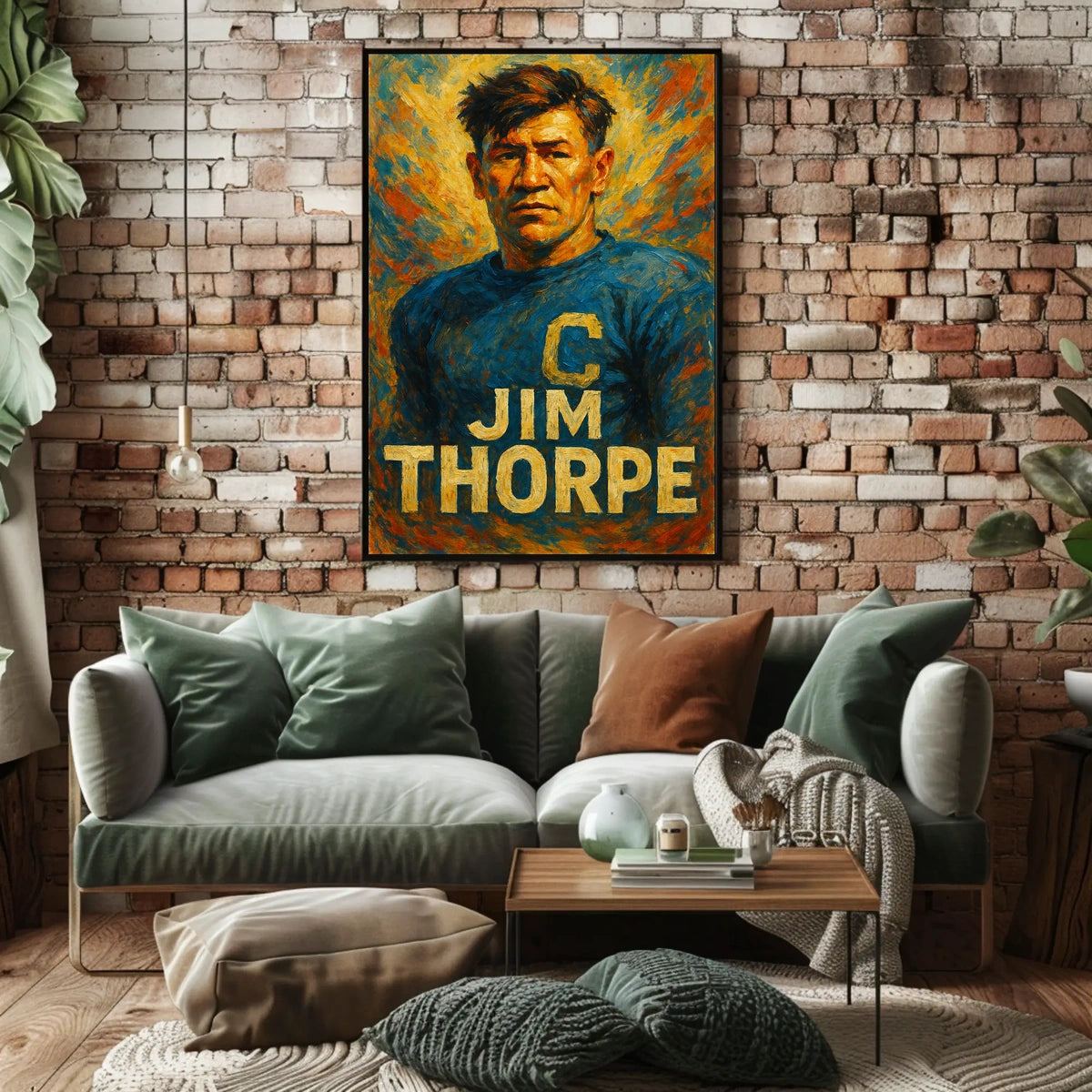 Jim Thorpe Athletic Legend Poster