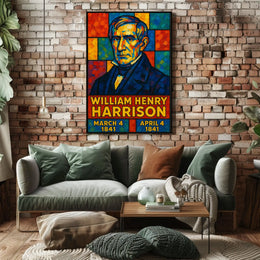 William Henry Harrison 9th President Poster