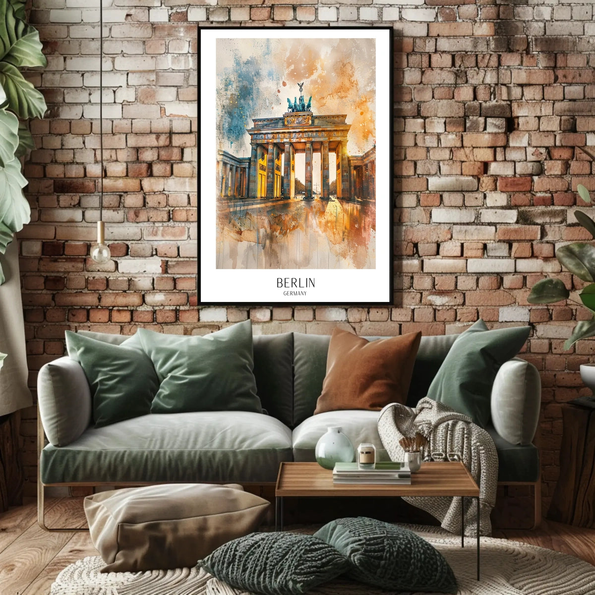 Berlins Iconic Landmark Poster