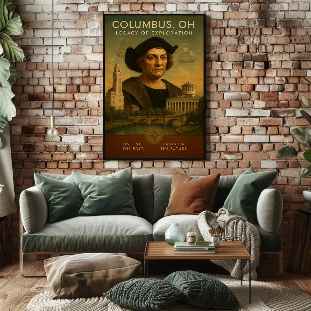 Columbus, Oh Legacy Of Exploration Poster