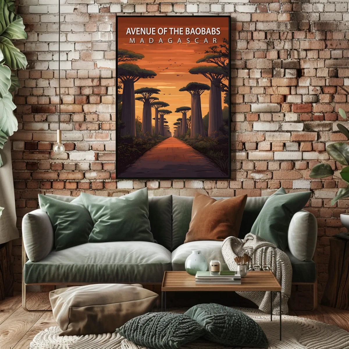 Avenue of the Baobabs Madagascar Poster