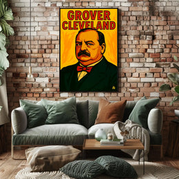 Grover Cleveland Vintage Portrait Poster