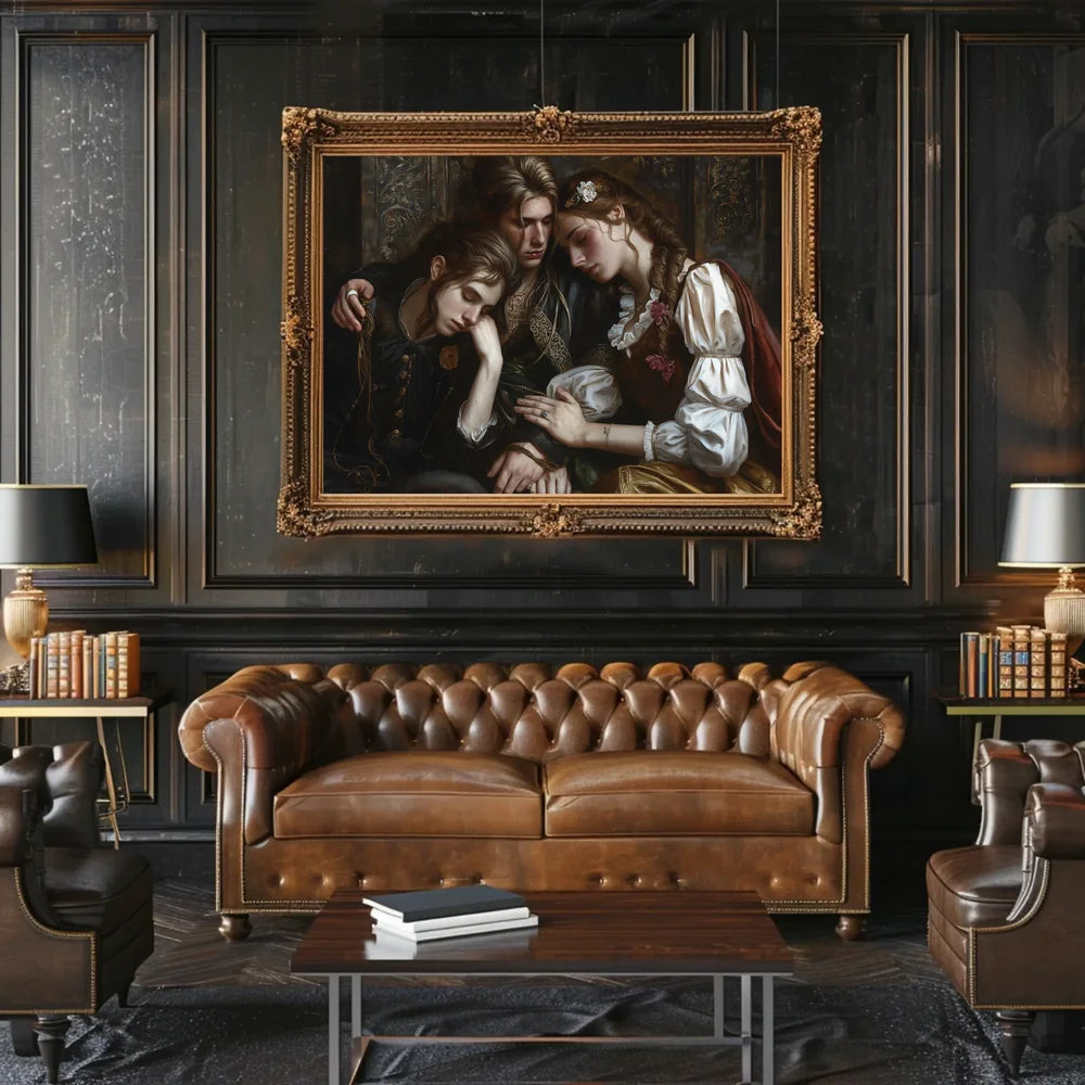 Renaissance Elegance: Photorealistic Historical Drama Poster