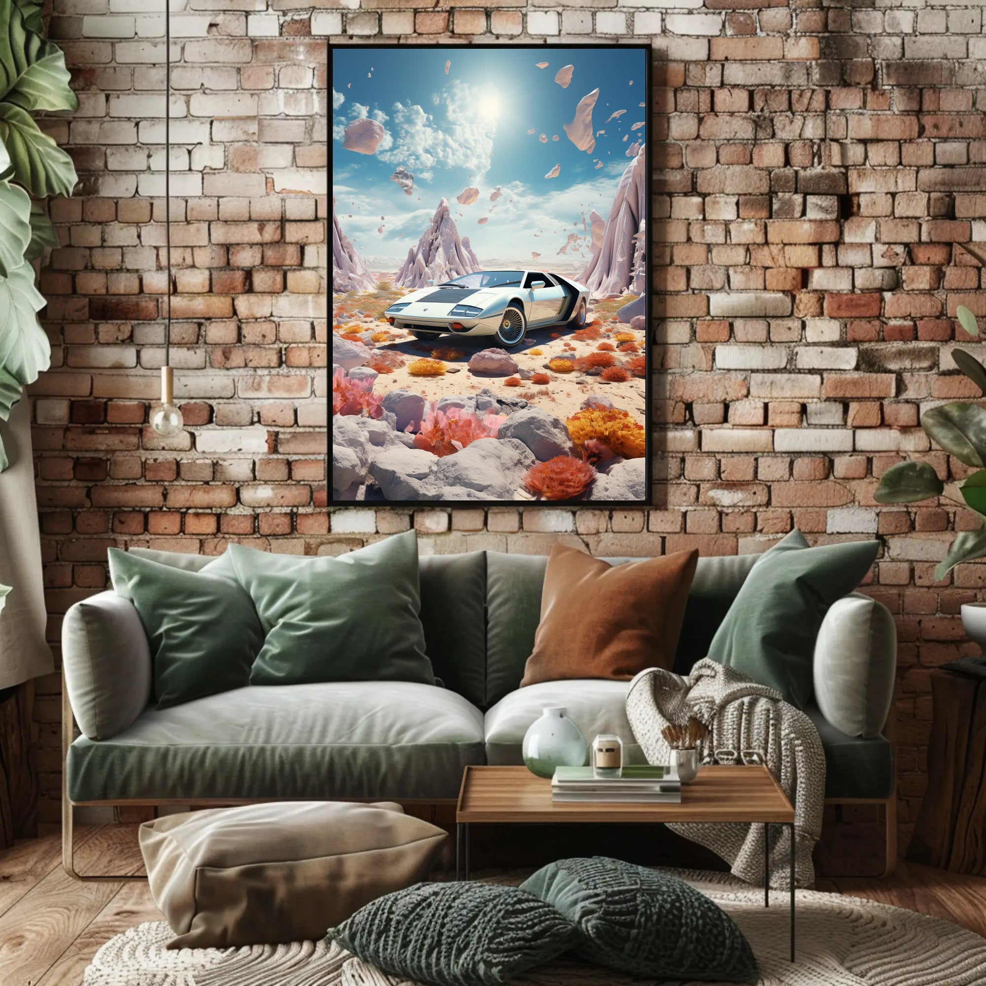 Futuristic Escape Poster PosterGoat