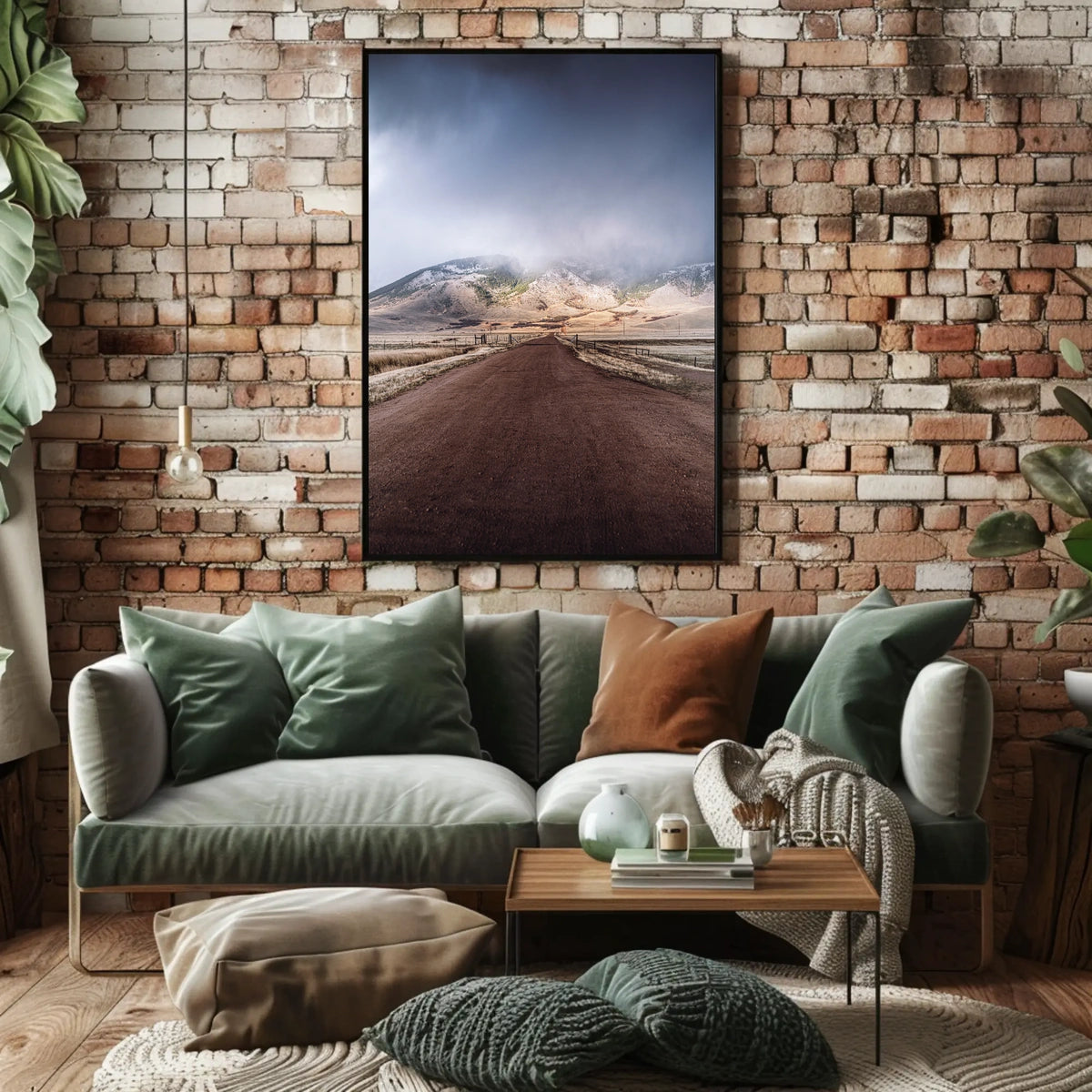 Misty Mountain Road Poster