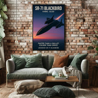SR-71 Blackbird Iconic Aviation Poster