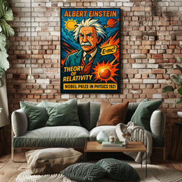 Albert Einstein Theory Of Relativity Poster