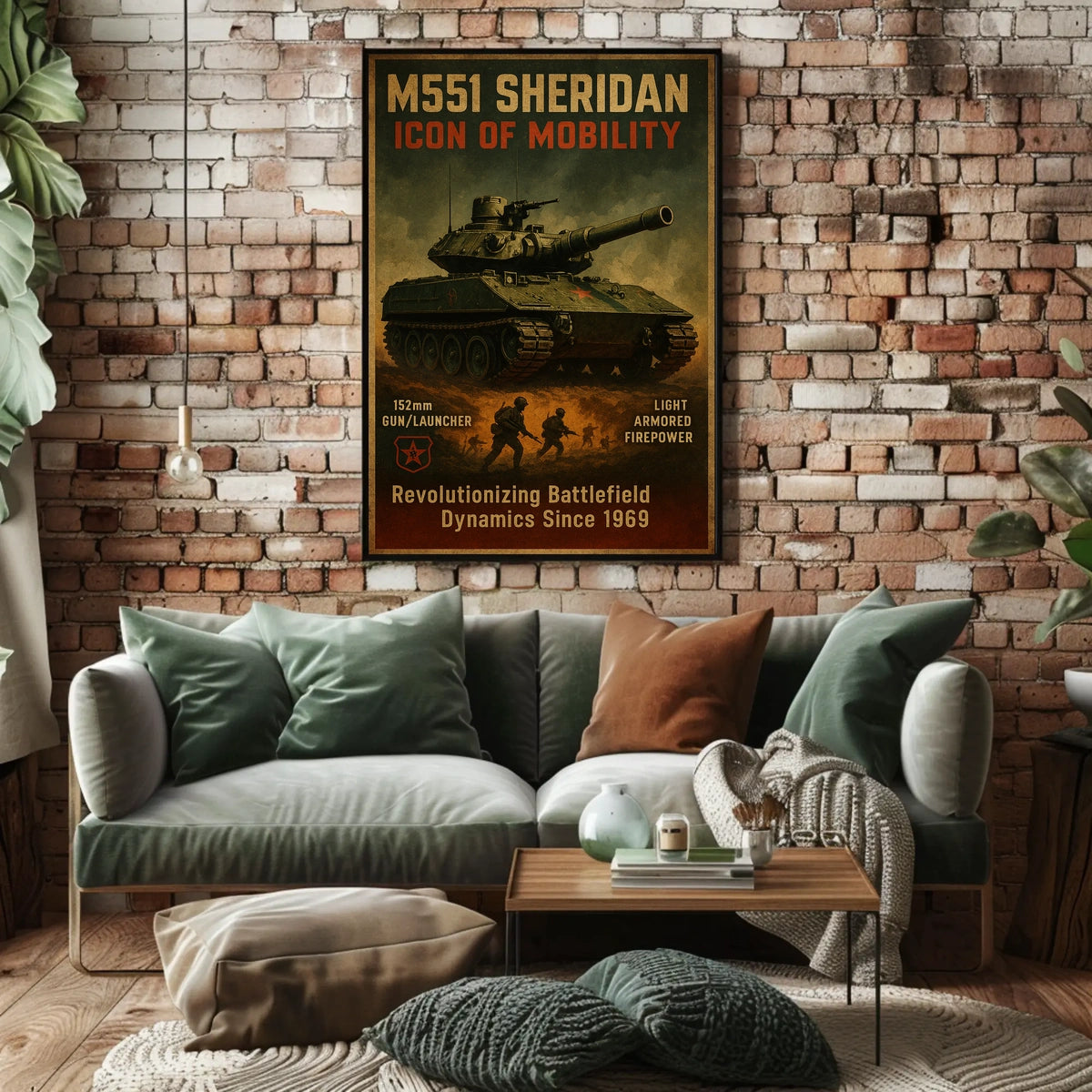 M551 Sheridan Icon Of Mobility Poster