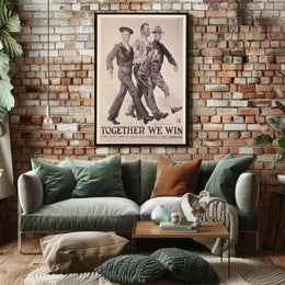 World War I Maritime Unity Propaganda Poster