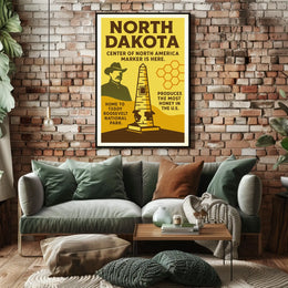 North Dakota Highlights Poster