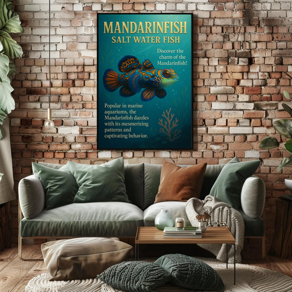 The Enchanting Mandarinfish Poster