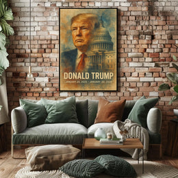 Trump Guardians Republic Patriotic Oil Painting Poster