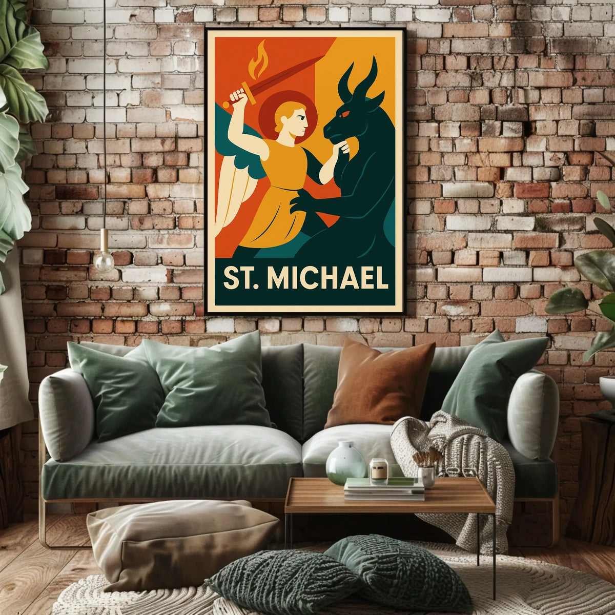 St. Michael Guardian Of Light Poster
