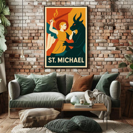 St. Michael Guardian Of Light Poster