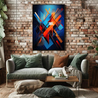 Dynamic Geometric Abstraction Abstract Poster PosterGoat