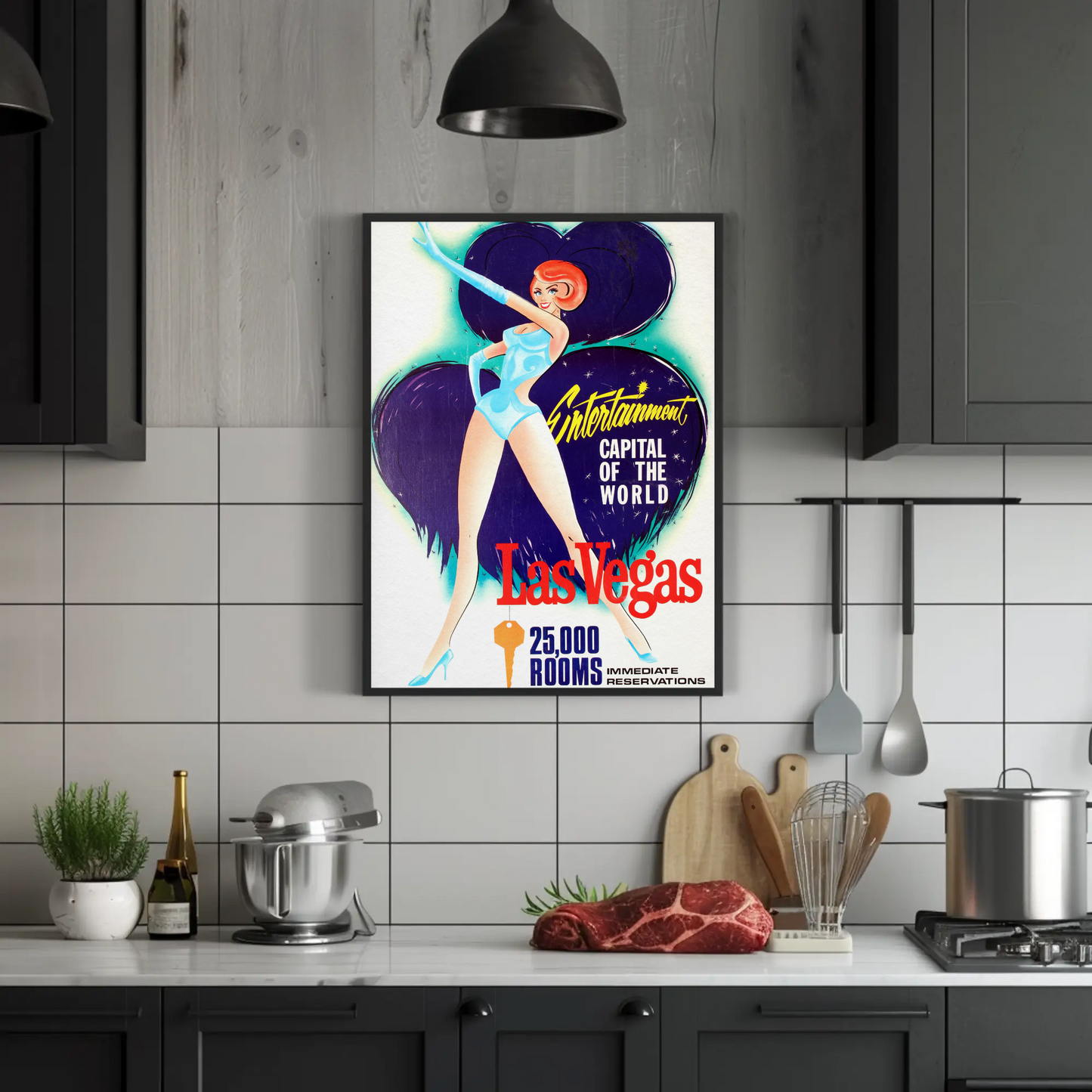 Las Vegas Entertainment Capital Vintage Poster