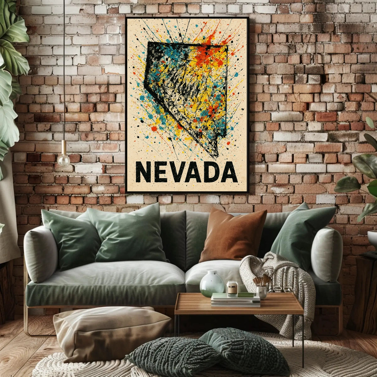 Nevada A Splash Of Color Poster