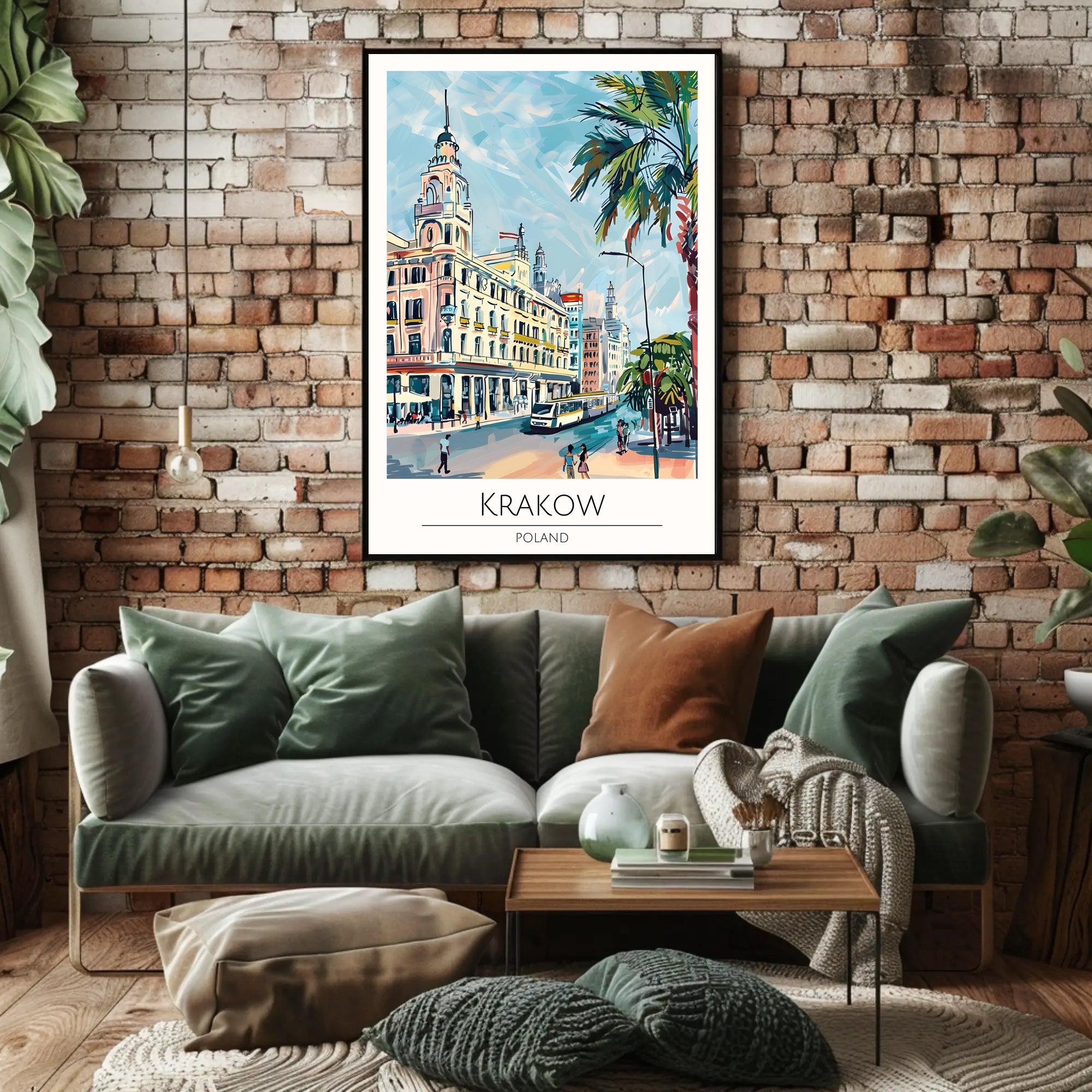 Vibrant Krakow Poster PosterGoat